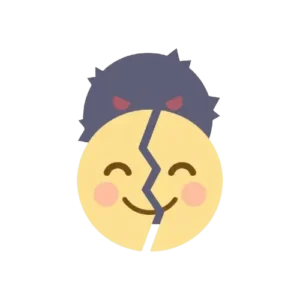 Hidden toxic personality behind a charming smile