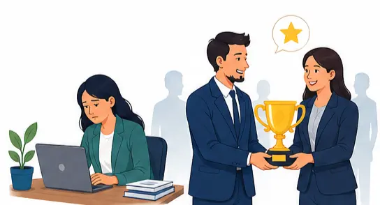 Employee feeling ignored and unrecognized, illustrating Anger Issues at Work caused by unfair treatment