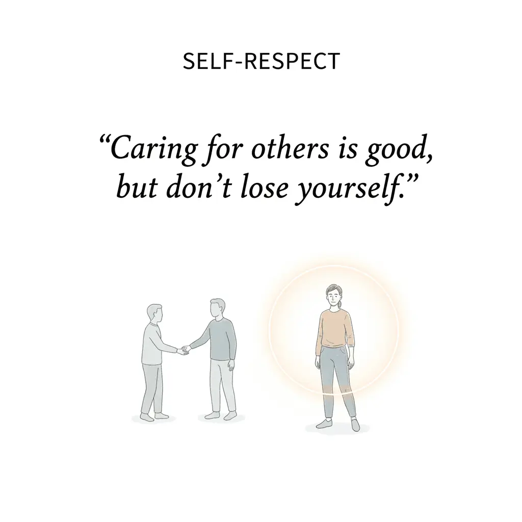Self-worth reminder for people pleasers