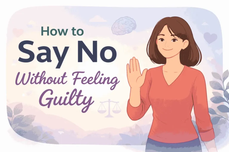 How to say no without feeling guilty
