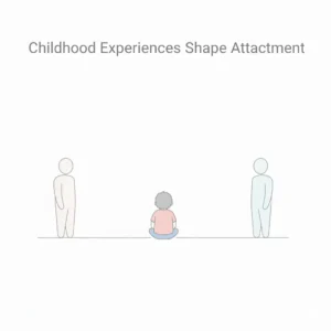 childhood experience causing emotional attachment issues illustration