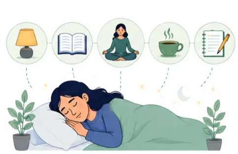 Evening self-care routine to prevent revenge bedtime procrastination and promote healthy sleep habits