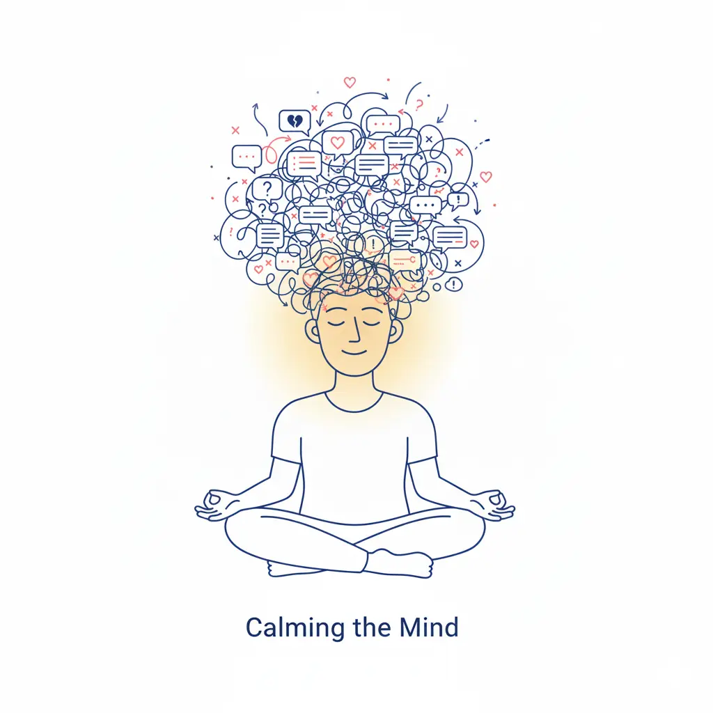 how to stop replaying conversations in my head illustration