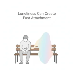 why loneliness makes people get attached too quickly illustration