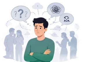 Fear of Judgment psychology research illustration