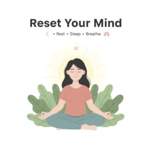 Reset your mind recovery of mental fatigue