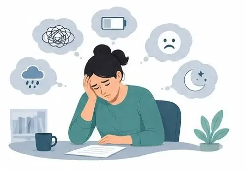 Mental health effects of workplace bullying illustration