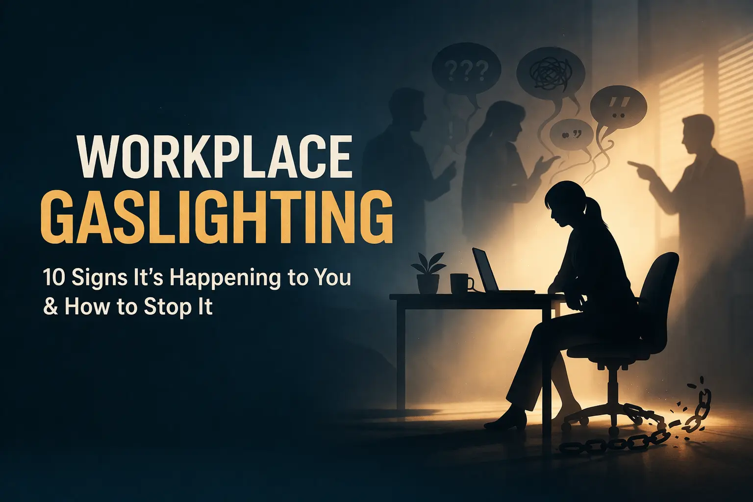 Workplace Gaslighting 10 Signs Its Happening to You How to Stop It