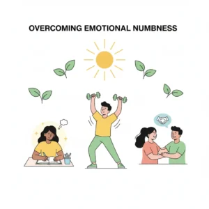 How to overcome emotional numbness naturally illustration