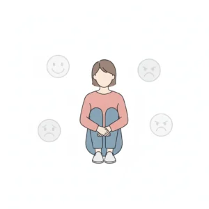 What emotional numbness feels like illustration