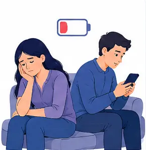 emotional dependence toxic relationship illustration