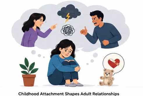 Childhood attachment patterns explaining why do I attract toxic people in adult relationships