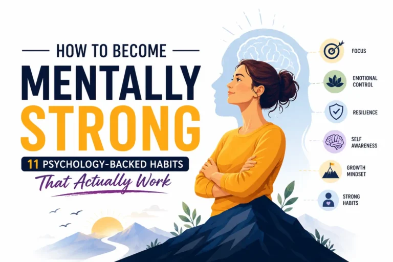 How to become mentally strong using psychology-backed daily habits that build emotional resilience