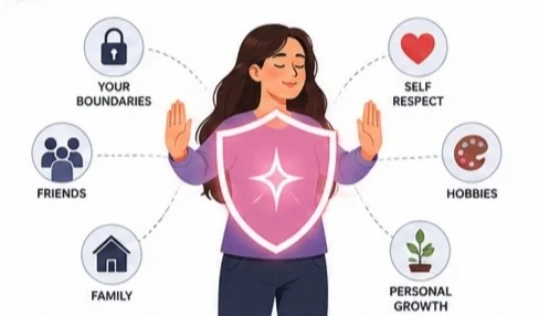 Healthy boundaries protect against love bombing signs and emotional manipulation