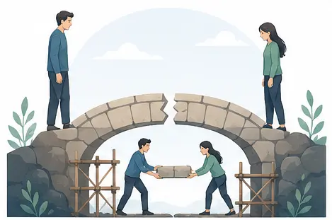 How to rebuild trust after betrayal psychology illustration