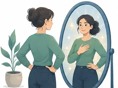 How to rebuild trust in yourself psychology illustration