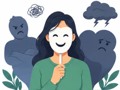 Understanding passive aggressive behavior psychology concept vector illustration